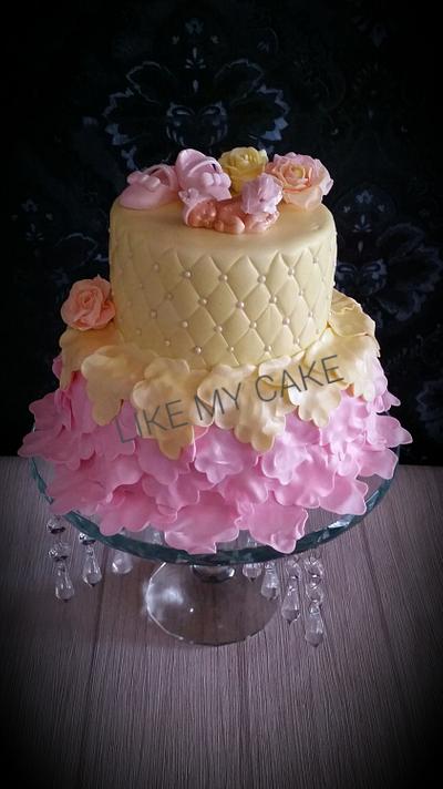 It's a little pink bundle of joy - Cake by Likemycake