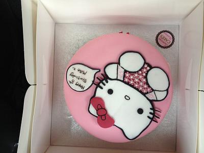 hello kitty cake from Tamaya Cakes Boutique  - Cake by Tamaya Cakes Boutique 