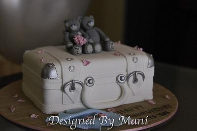 me to you bears anniversary cake - Cake by designed by mani