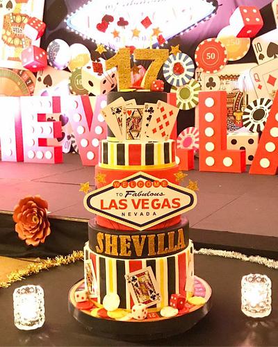 Las Vegas birthday  - Cake by Astried