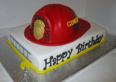 Firefighter Hat - Cake by DoobieAlexander