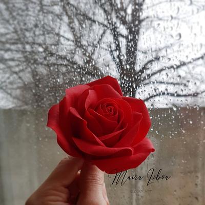 Red Rose - Cake by Maira Liboa