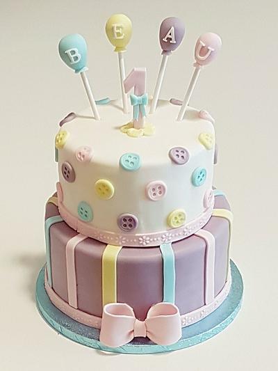 1st birthday cake - Cake by Sweet Mania