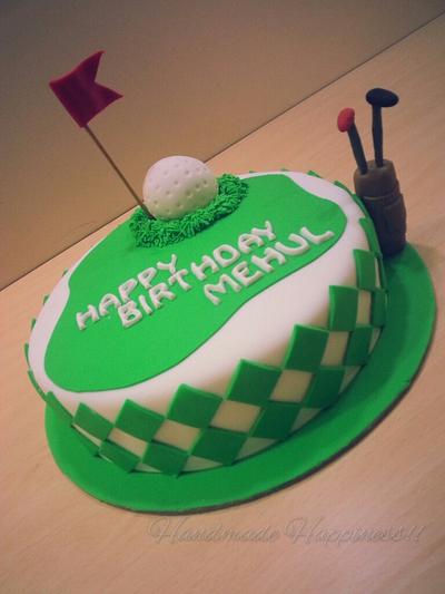 Lets play golf!!!! - Cake by Handmade Happiness