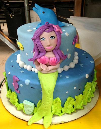 Mermaid cake 2 - Cake by Jackie