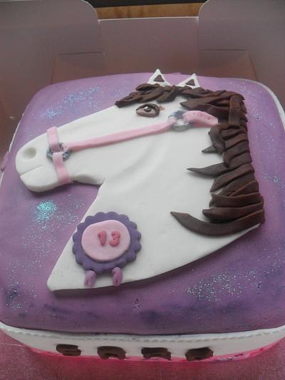 Horse Head Cake - Cake by Lynette Conlon