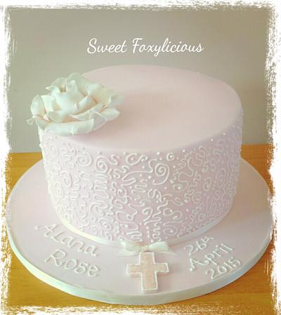 Christening Cake ♡ - Cake by Sweet Foxylicious