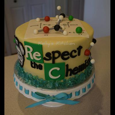 Chemistry/Breaking Bad Cake - Cake by Kelly Stevens