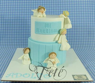 CAKE "THE ANGELS OF ADOLFO" - Cake by Teté Cakes Design