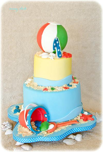 Baby on the beach... - Cake by Maria Schick