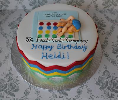 Tragically Hip Album cover - Cake by The Little Cake Company