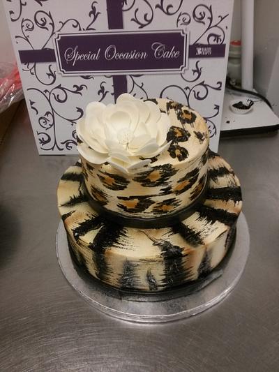 Vintage Animal print - Cake by Enchanted Bakes by Timothy 