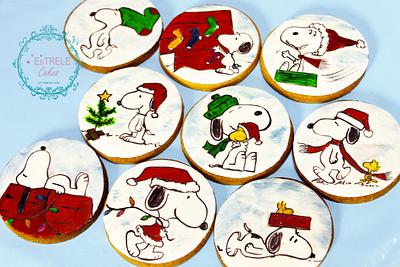 Snoopy for christmas - Cake by Estrele Cakes 