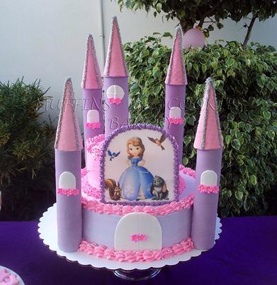 Birthday Castle Cake - Cake by Muffins & Cookies Bakery
