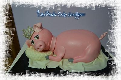 Piggy Princess - Cake by EmaPaulaCakeDesigner