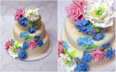 Spring Wedding cake - Cake by Lina