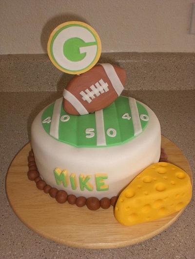 Green Bay Packers Cake - Cake by Maggie Rosario