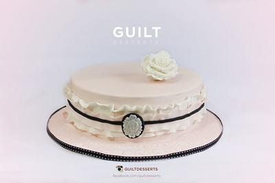 Classic Ruffle Cake - Cake by Guilt Desserts
