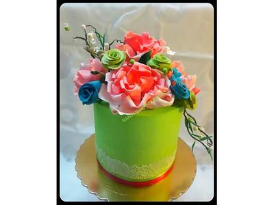 Anniversary Cake - Whipped Cream Cake - Cake by nandiniscakes