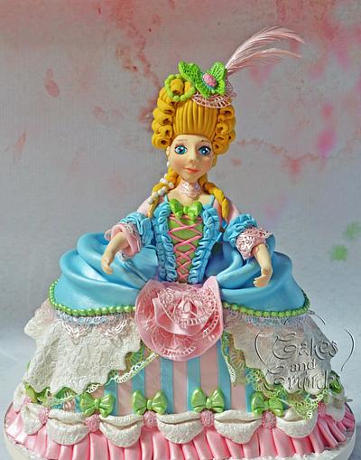 Marie Antoinette Cake..  - Cake by Hima bindu