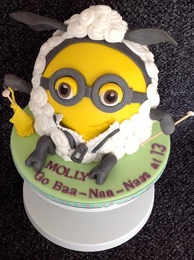 Minion in  Sheep's Clothing  - Cake by Alicia's CB