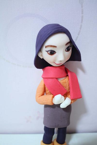 winter girl :) - Cake by fantasticake by mihyun