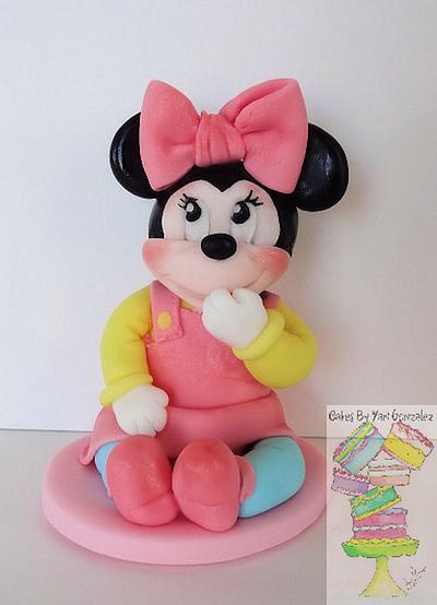 Baby Minnie Mouse Topper  - Cake by Yari 
