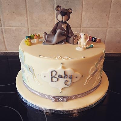 Baby Shower Cake - Cake by Samantha
