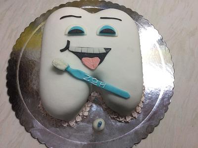 Tooth cake  - Cake by Dora Th.
