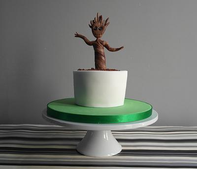 I am Groot! - Cake by BluebirdsBakehouse