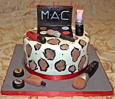 mac make up cake - Cake by Chrissy Rogers