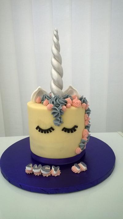 Unicorn Birthday Cake - Cake by Combe Cakes