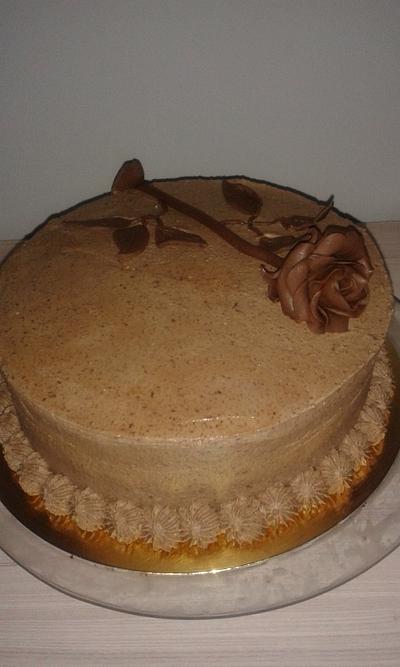 Czekoladowy tort urodzinowy. - Cake by Mirka