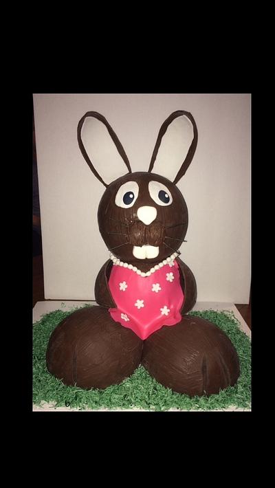 Chocolate Bunny  - Cake by Danielle Crawford
