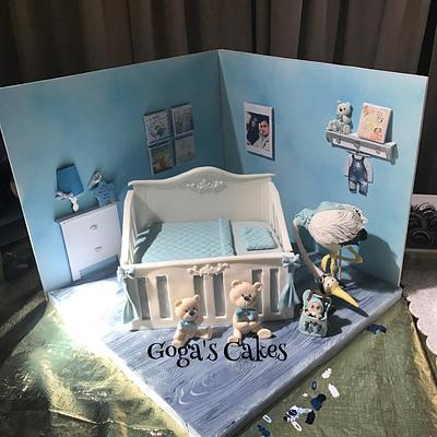 Crib cake - Cake by GogasCakes