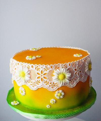 Daisies cake - Cake by Rositsa Lipovanska