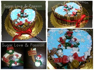 Winter heart cake - Cake by Mary Ciaramella (Sugar Love & Passion)