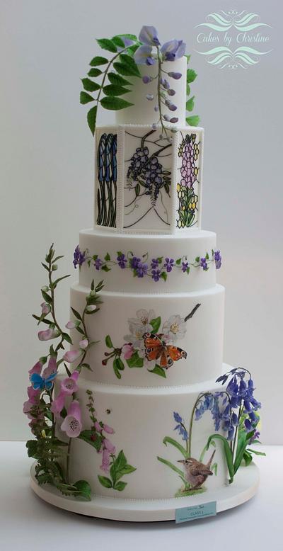 A Country Wedding - Cake by Cakes by Christine