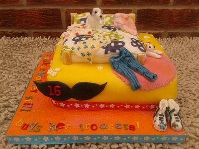 Messy Bedroom cake - Cake by Karen's Kakery