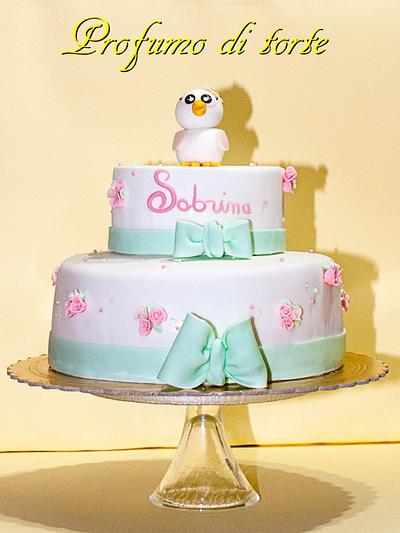 Shabby bird - Cake by Profumo di torte