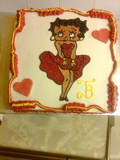 My Betty cake done 4 a friend. - Cake by Que's Cakes