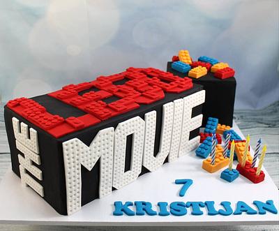The Lego Movie cake - Cake by Kake Krumbs