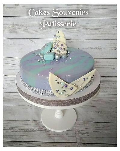 Cake Glitter Mirror - Cake by Claudia Smichowski