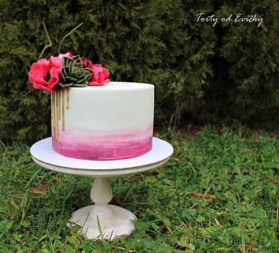 Birthday cake  - Cake by Cakes by Evička