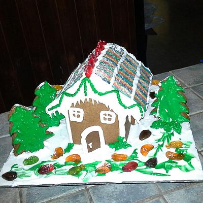 Gingerbread House - Cake by Iranda indah