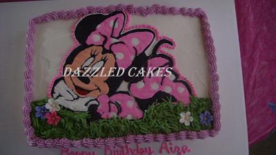 Minnie Mouse Birthday cake - Cake by Memona Khalid