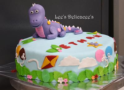 Dinosaur Theme Cake - Cake by Lees Delicacees