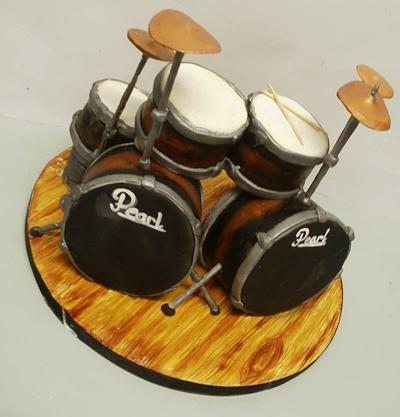 Drum kit  - Cake by homemade with love cakes and more
