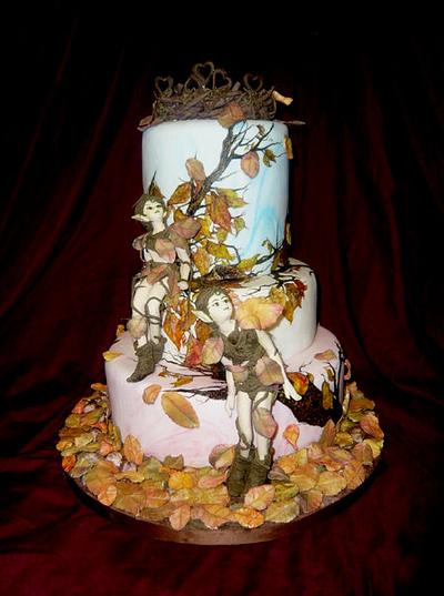 autumn fairies - Cake by Kelvin Chua