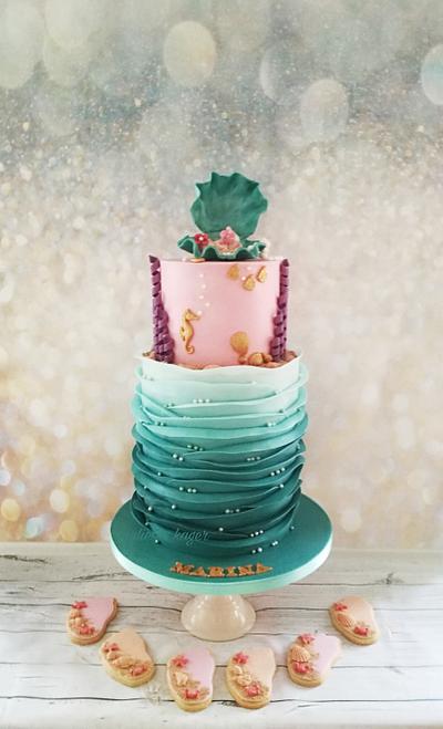 Christening cake/barnedåbskage - Cake by Julieta ivanova Julietas cakes